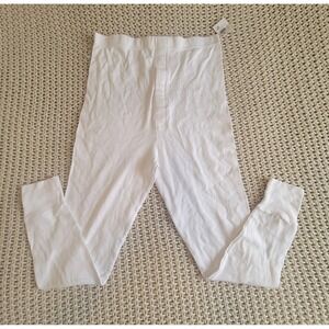 Men's Long‎ Johns Underwear XL White Cotton Base Layer Andrew Scott New